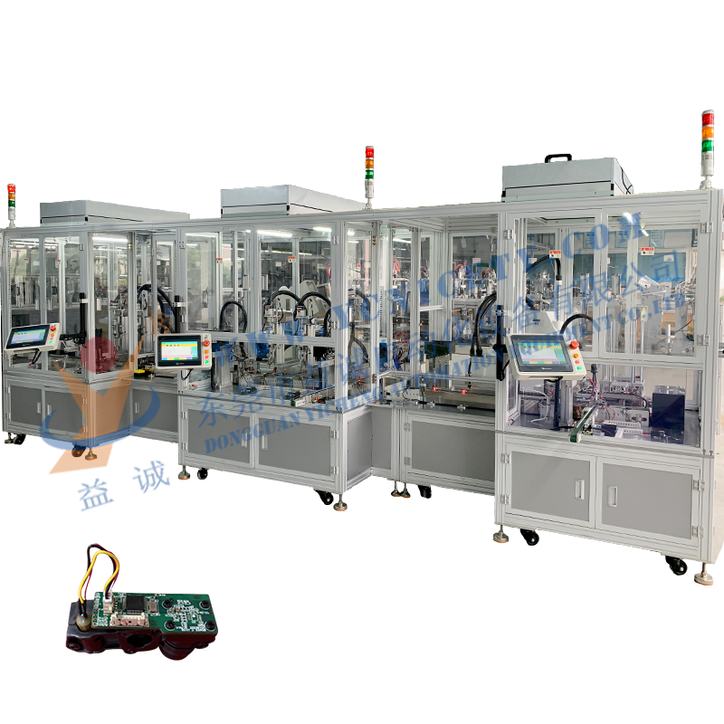 Optical module automated assembly line